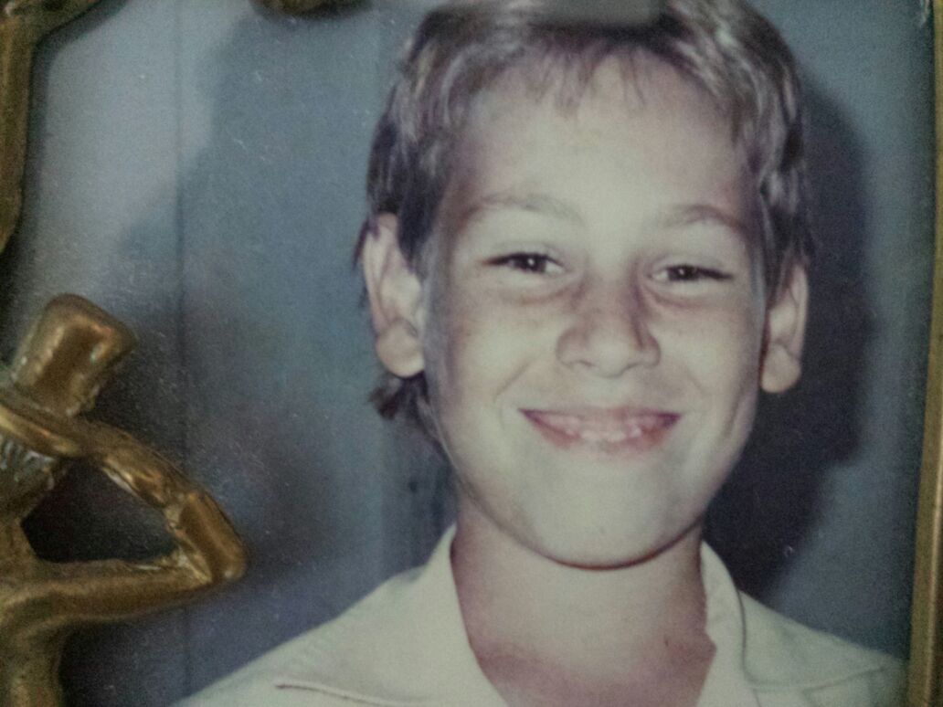 Richie Wienburg as a child